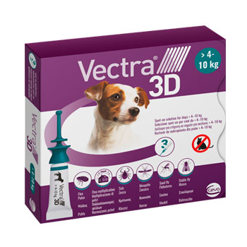 ANTIPARASSITARIO VECTRA CANI 4-10 KG 3 PIPETTE