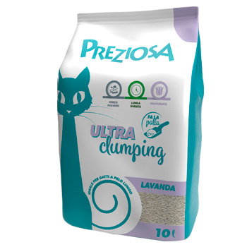 PREZIOSA ULTRA CLUMPING LAVANDA 10 Litri