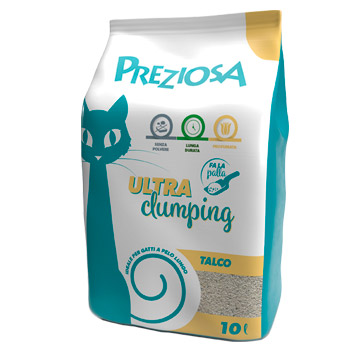 PREZIOSA ULTRA CLUMPING TALCO 10 L