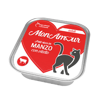 MONAMOUR CAT MANZO/VITELLO 100 GR