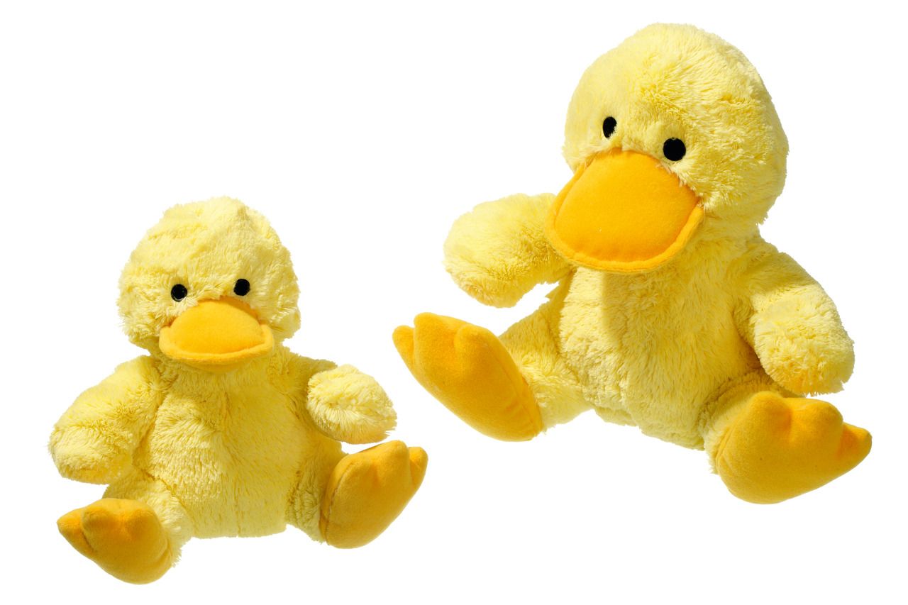 GIOCO CANE PELUCHE ANATRA  19CM