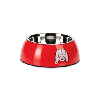 CIOTOLA CANE JAIRO ROSSO 14CM