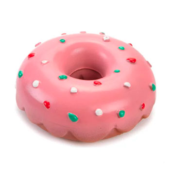 GIOCO in LATTICE DONUT ROSA 12 CM