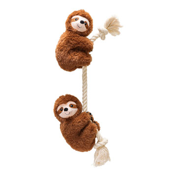PELUCHE CLIMBING SLOTH DUO CON CORDA 13CM