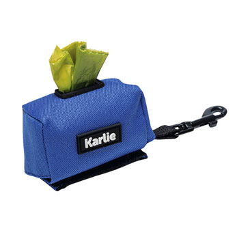 PORTASACCHETTI IGIENICI IN NYLON BLU 7,5CM